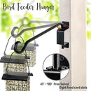 Qiang Ni Swivel Plant Hanger Bracket: Bird Feeder Hanger for Outdoor Wall Mount (12 - B-2pcs, 12 Inch) by GreenHaven Gardens