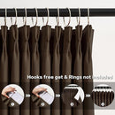 Chocolate Brown Espresso Pinch Pleated Blackout Curtains 102 Inches Long,Thermal Insulated Pinch Pleats Window Curtains Panels Drapery for Bedroom, Living Room,Office, 40" W x 102" L, Set of 2 by TinyTreasures Baby Boutique