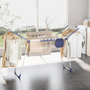 APEXCHASER Clothes Drying Rack Foldable, Drying Rack Clothing Large Space, Winged Laundry Rack with Sock Clips for Hanging Towels Clothes Dress Bedding Indoor Outdoor, White by TinyTreasures Baby Boutique