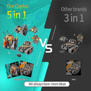 5 in 1 STEM Remote Control Building Kit, 392Pcs Blocks Erector Projects Set Toys for Kids Age 8-12, Build a Tank/Robot/AVT DIY Science Educate 6 7 9 10 11 Years Old for Boys & Girls Gift Ideas by TinyTreasures Baby Boutique