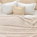 Bedsure GentleSoft Blankets Queen Size for Bed - Super Soft Cozy Blanket for Women Men Girls, Large Fuzzy Fleece Throw for Bedroom Decor, Light Beige, 90x90 Inches by CozyNest Decor