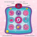 Kids Dance Mat Game Toy for Girls & Boys Ages 3-12, Interactive Electronic Rhythm Dance Step Pad with Built-in Music, Adjustable Volume & Fun Light-Up Steps, Perfect Birthday & Holiday Dance Game Gift by TinyTreasures Baby Boutique