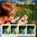Magnifying Glass for Kids, Digital Microscope with 2.0" IPS Screen,500X,8 Adjustable LEDs,Handheld Microscope for Insect Plant Leaf,Coin Magnifying Glass and Small Fonts,USB Connection to PC by TinyTreasures Baby Boutique