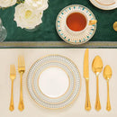 KINGSTONE Gold Silverware Set, 40-piece 18/10 Stainless Steel Flatware Set Cutlery Set for 8, for Kitchen, Home, Wedding, Party, Mirror Polished and Dishwasher Safe, Featured Gifts by CozyNest Decor