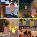 Solar-Powered Iron Art Lantern - Two Lighting Modes Waterproof Hanging Ambiance Lighting for Gardens & Patios, Perfect as Decorative Gift Housewarming Gift Mom Gifts (Bubble) by GreenHaven Gardens