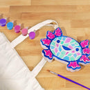 Creative Roots Axolotl Stepping Stone Kit, 7-Inch Paintable Ceramic Stepping Stone, Includes 6 Acrylic Paints, Kids Crafts, Ages 8+ by TinyTreasures Baby Boutique