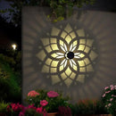 2 Pack Solar Fence Lights Metal Solar Powered Outdoor Wall Deck Step Lights Mandala Theme Waterproof Fence Light for Garden Post Patio Backyard Yard Decor, Gardening Gifts for Women Mom Grandma by CozyNest Decor