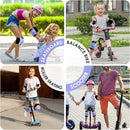BOSONER Kids/Youth Knee Pad Elbow Pads for Roller Skates Cycling BMX Bike Skateboard Inline Rollerblading, Skating Skatings Scooter Riding Sports by TinyTreasures Baby Boutique