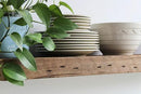 Urban Legacy Reclaimed Barn Beam Deep Shelves | Deep Shelves with Brackets Included, Set of 2 | (Natural Low Profile Bracket, 48" x 11" x 3") by CozyNest Decor