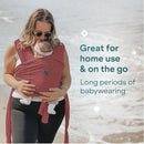 Koala Babycare Baby Carrier Wrap, Easy to Wear As a T-Shirt - Original Baby Carrier Newborn to Toddler - Sling One Size Fits All - Baby Wraps Carrier Up to 22lbs by TinyTreasures Baby Boutique