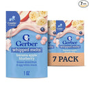 Gerber Stage 3 Baby Food Snacks, Banana Apple Blueberry Whipped Melts, Baby Led Feeding, 7PK by TinyTreasures Baby Boutique