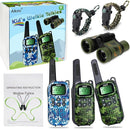 Walkie Talkies for Kids Toys Boys Gifts Aged 5+ Long Range 2 Way Radio for Camping Hunting Hiking Outdoor Game 6 7 8 9 10 Year Old Birthday Present for Kids by TinyTreasures Baby Boutique