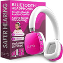 Puro Sound Labs PuroQuiet Plus Noise Cancelling Headphones for Kids, Bluetooth Kids On Ear Headphones with Mic, Lightweight On-Ear Design, Studio-Grade Sound (Pink) by TinyTreasures Baby Boutique