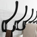 SKOLOO Rustic Wall Mounted Coat Rack, Pine Solid Wood Coat Hook Hanger - 5 Hooks for Hanging Clothes Robes Towels Coats by CozyNest Decor
