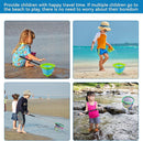 2PCS Fishing Net with Bucket, Telescopic Fishing Landing Net, Collapsible Kids Sand Bucket, Kids Fish Butterfly Catching for Freshwater Saltwater Outdoor Activities by TinyTreasures Baby Boutique