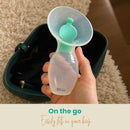 Manual Breast Pump - Breast Milk Collector - Manual Breast Milk Extractor - Breast Milk Extractor Pump - Breastfeeding Pump - Breast Milk Container with Lid and Stopper, BPA and PVC Free by TinyTreasures Baby Boutique