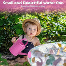 Finderomend 1.5 Liter Metal Watering Can,Iron Art for Kids Children Garden Watering Bucket Indoor Outdoor Home Office Gardening Plant Sprinkling Can (Pink) by GreenHaven Gardens