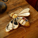 Decorative Bug Insects Beetle Mirrors - Gold Resin Little Bee Glass Wall Decor, Perfect for Victorian and European Themed Homes by CozyNest Decor
