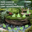Shappy 70 Resin Mini Frogs Miniature Figurines Animals Glow in The Dark Tiny Frogs for Garden Landscape Micro DIY Ornament Accessories Home Decor by GreenHaven Gardens