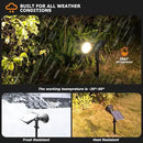 Solar Lights Outdoor, 2-in-1 Decorative Solar Landscape Lighting for Outside, IP67 Waterproof Garden Light Pathway Lighting Decor Led Landscape Lights for Yard Porch Fence Pool by GreenHaven Gardens