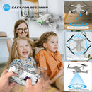 Drone With Camera 1080P for Kids And Adults, RC Quadcopter with Altitude Hold, Mini Drone With One Key Start, Waypoint Fly, Headless Mode, 3D Flip, 3 Speeds, Remote Control Drone for Beginners by TinyTreasures Baby Boutique