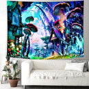 Delur Fantasy Forest Tapestry Enchanted Forest Mystical Magical Tree Tapestry Psychedelic Abstract Nature Landscape Wall Hanging Headboard for Bedroom Living Room Home Decor (51.2" x 59.1") by CozyNest Decor