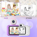 Kids Camera with 180° Flip-up Lens for Selfie & Video, HD Digital Video Cameras for Toddler with 32GB SD Card, Ideal for 3-8 Years Old Girls Boys on Birthday Christmas Party as Gift by TinyTreasures Baby Boutique