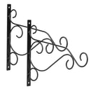 2Pcs Iron Plant Hanging Bracket Plant Hanger Wall Hooks For Bird Feeder Lanterns Wind Chimes