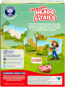 ORCHARD TOYS, Farmyard Heads & Tails Game - New Art, A First Matching Activity That Develops Into a Fun Game, 24 Updated Chunky Cards, Age 18 Months+, 1-4 Players by TinyTreasures Baby Boutique