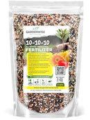 10-10-10 Plant Fertilizer Slow Release - 10 10 10 All Purpose Granular Garden Fertilizer for Vegetables, Tomato, Arborvitae, Shrubs, Rose, Flowers, Fruit, Fig Trees (3 QUARTS) by GreenHaven Gardens