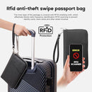 RFID Blocking Family Passport Holder Wallet 6,Premium Leather Travel Document Organizer for Women and Men,Travel Wallet for Credit Card by TinyTreasures Baby Boutique