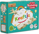 Kraftic Woodworking Building Kit for Kids and Adults, 3 Educational DIY Carpentry Construction Wood Model Kit Toy Projects for Boys and Girls - Build a Wooden Military Jet Race Car and Tractor Trailer by GreenHaven Gardens