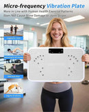 Shake Plate Vibration Exercise Machine for Lymphatic Drainage Massager & Weight Loss, 400 lbs Capacity Whole Body Vibrating Plate Workout for Women and Men by CozyNest Decor