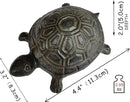 BSTGIFTS Cast Iron Turtle Key Hider - Spare Key Holder - Garden Decoration Turtle, Jewelry Trinkets Box for Key, Ear Studs, Ring, Paper Clip (Antique Brown)… by GreenHaven Gardens