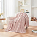 CozeCube Check Knit Throw Blanket, Pink Checkered Throw for Couch, Decorative Christmas Soft Cozy Warm Knitted Blanket for Bed Sofa Living Room, 50"X60" by CozyNest Decor