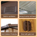 Outdoor Metal Storage Shed With Floor Base