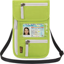 Neck Wallet Lightweight RFID Blocking Waterproof Travel Pouch for Women Men by TinyTreasures Baby Boutique