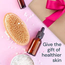 Dry Brushing Body Brush SCALA Natural Bristle Body Brush, Soft Body Exfoliating Brush Scrub for Dead Skin, Cellulite, Lymphatic Drainage, Blood Flow – Thicker & Stronger Medium Strength by CozyNest Decor