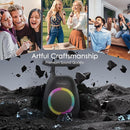 Karaoke Machine for Kids Adults Portable Bluetooth Speaker with 2 Wireless Microphones LED Lights Artistic Design 8-Hour Battery Support Family&Party Choice Fun for All Ages Gifts by TinyTreasures Baby Boutique