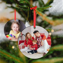 Personalized Christmas Ornaments 2025 Add Photo Text Custom Wood Xmas Tree Hanging Ornament Decoration Gift for Couples Family Birthday Wedding Engagement by TinyTreasures Baby Boutique