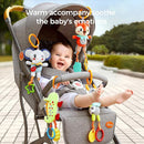 TUMAMA 4 Pack Baby Toys for 0 3 6 9 12 Months, Hanging Crib Toys for Newborn Infant Development, Car Seat Stroller Soft Plush Rattles Toy for Babies by TinyTreasures Baby Boutique