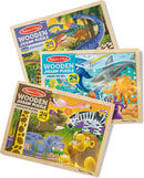 Melissa & Doug Jigsaw Puzzle Bundle (Dinosaur,Safari and Ocean) by TinyTreasures Baby Boutique