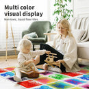 Art3d Liquid Fusion Activity Play Mat for Kids, Pack of 9 Tiles 12" X 12", Multi-Color by TinyTreasures Baby Boutique