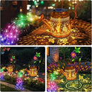 2 Pack Solar Lanterns Outdoor Waterproof,Hummingbird Watering Can Garden Decor,Hanging Solar Path Lights Yard Art,Outside Patio Decorations Gardening Birthday Gifts for Mom Grandma Women (with Hook) by GreenHaven Gardens