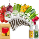 inbloom Fruit Seed Pod Kit for AeroGarden, Ahopegarden, GARDENCUBE, MUFGA, iDoo Hydroponics Growing System, 7-Pods (350+ Seeds Include Strawberry, Tomato, Cucumber, Pea, Ruby Queen Beet) by GreenHaven Gardens