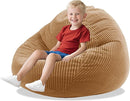 ENBAOHUI Bean Bag Chairs for Kids Memory Foam Comfoy Chair with Filling Sofa Lounge Caramel by TinyTreasures Baby Boutique