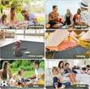 Waterproof Picnic Blanket 80 * 60 in Portable with Carry Strap for Beach Mat or Family Outdoor Camping Party, Park Blanket for Grass Park, Hiking, Travel by TinyTreasures Baby Boutique