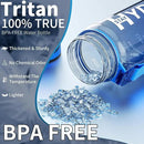 Water Bottle, 32 oz Motivational Water Bottles with Time Marker-Tritan & BPA Free, Sports Water Bottle with Time to Drink & Strap, Wide Mouth, Leakproof -Gift for Christmas Gym Fitness & Outdoor by CozyNest Decor