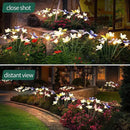 Solar Garden Lights,2packs-16LED,Outdoor Solar Powered Decor for Yard, Patio, Pathway, IP65 Waterproof Butterfly Lights by CozyNest Decor