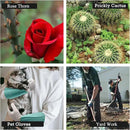 HANDLANDY Long Gardening Gloves for Men & Women, Thorn Proof Rose Pruning Gloves Leather Gauntlets Garden Glove Yard Work Glove (Medium, Green) by GreenHaven Gardens